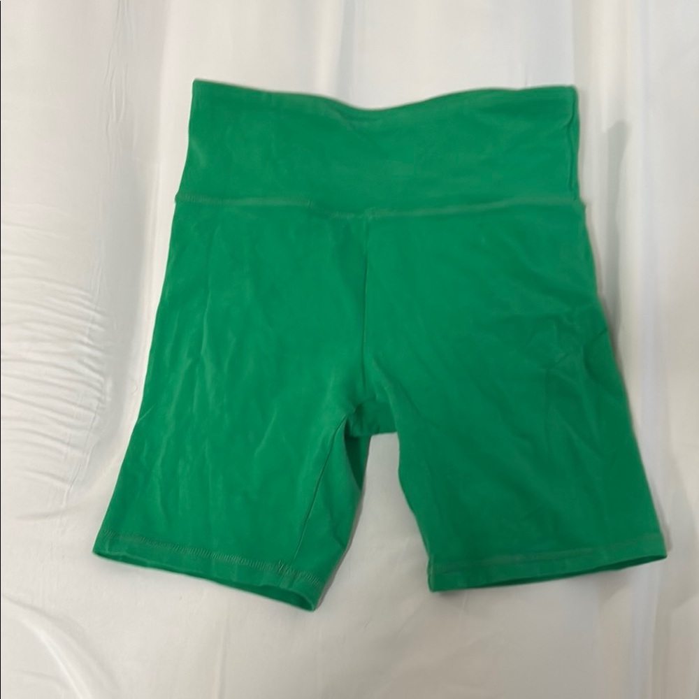 Forever 21 Green Bike Shorts